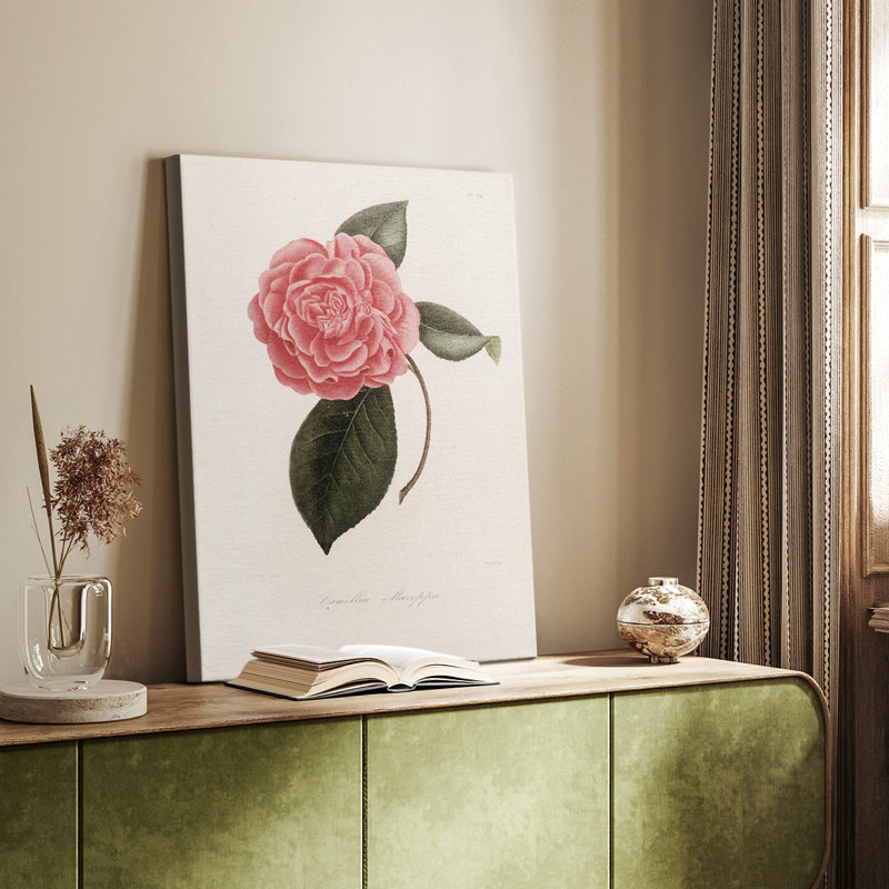 Imprimé floral rétro CXLI - galerie sur mesure, H 60 po x l 40 po
