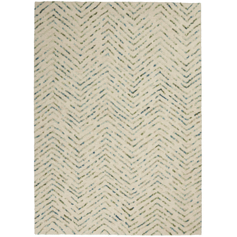 Astto Wool Indoor Rug, Rectangle 3'9" x 5'9"