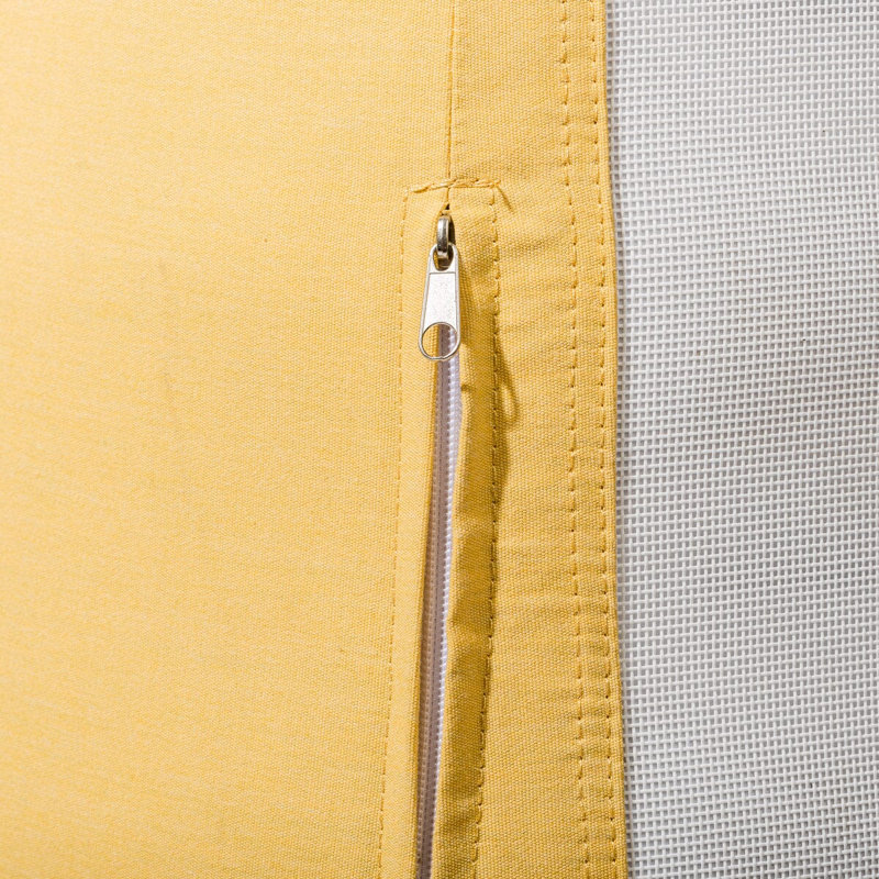 XL Pool Lounger, Yellow/White