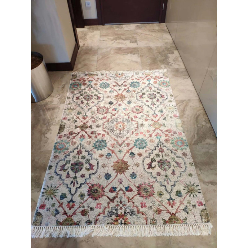 Tapis Masanao avec envers antidérapant, Tapis de couloir 3 pi 3 po x 9 pi 10 po