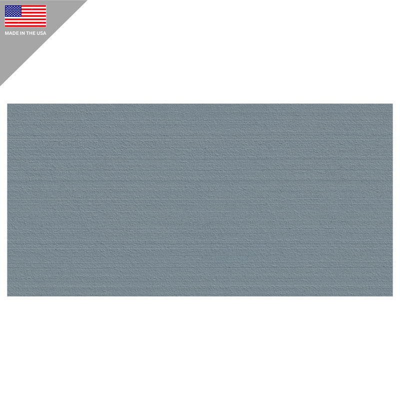 American Urban 24 in. x 48 in. Concrete Look Chiseled Porcelain Floor and Wall Tile (2 PCS, 16 Sq. Ft./Case), Blue