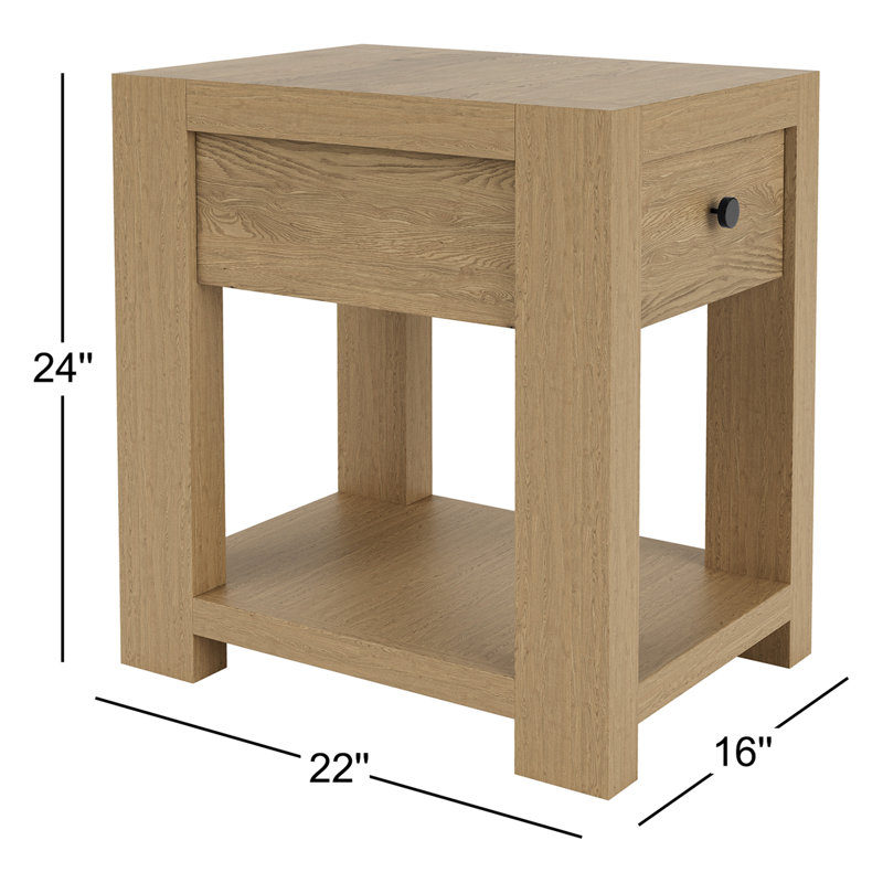 Mini table de bout avec rangement Laroche