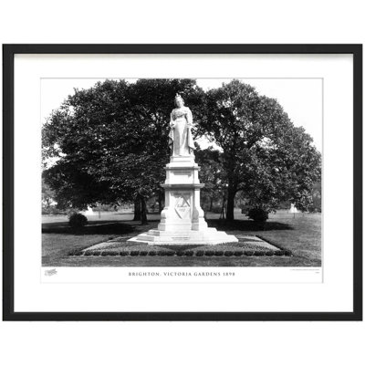 Brighton, Victoria Gardens 1898 by Francis Frith - Single Picture Frame Print