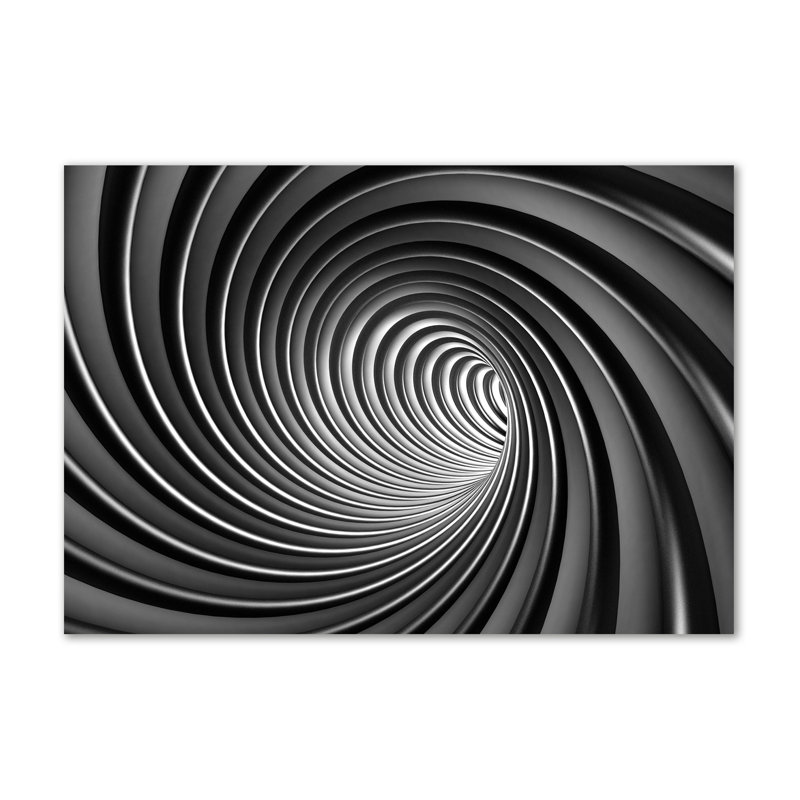Swirl Abstraction - Wrapped Canvas Print
