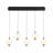 5-Light Dimmable LED Kitchen Island Pendant
