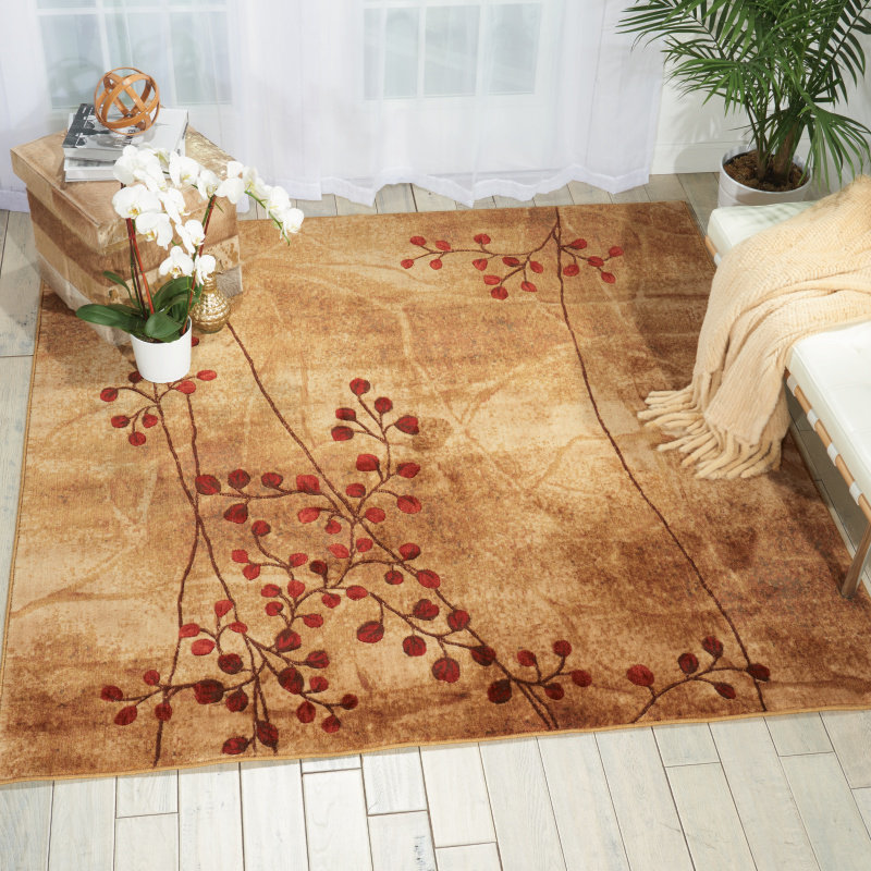 Hartlepool Floral Area Rug, Square 201cm