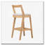 Tabouret en bois d'hévéa-1823541495