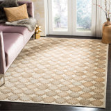 Coreatha Geometric Stone/Cream Area Rug