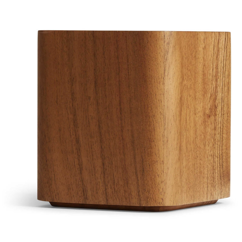 Square One Pencil Holder, Acacia