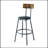 Bar Table and Chairs Set for 2, 3 Pieces Pub Dining Table Set, 2 Bar Stools PU Upholstery Seat
