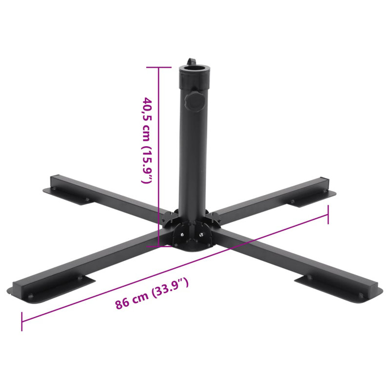 3.31kg Steel Umbrella Base