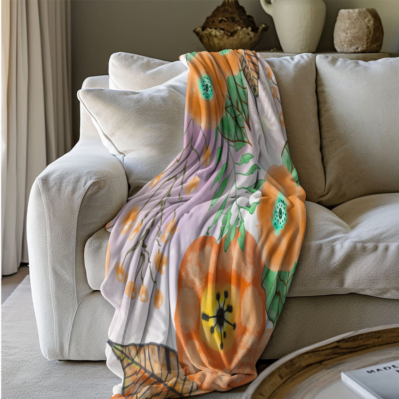 Throw Blanket, 60" W x 80" L