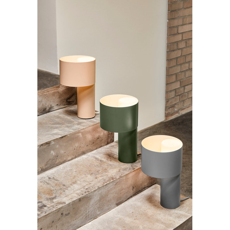 Tangent Table Lamp, Forest Green, Black