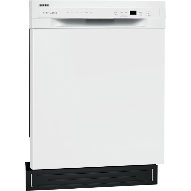 Frigidaire Series 24" 52 dBA Built-in Full Console Dishwasher with Delay Start, White