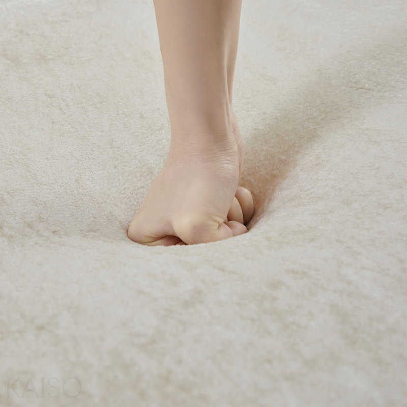 Canapé sans accoudoirs en velours - beige, Beige