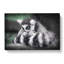 Ring-tailed Lemur In Abstract - Wrapped Canvas-55340290