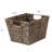 Hyacinth Storage Basket with Handles, Rectangular-178646946
