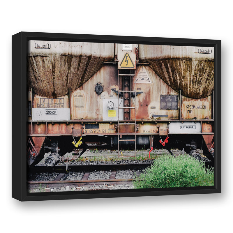 Rustic Train, reproduction d'art sur toile, L 21,75 po x H 17,75 po