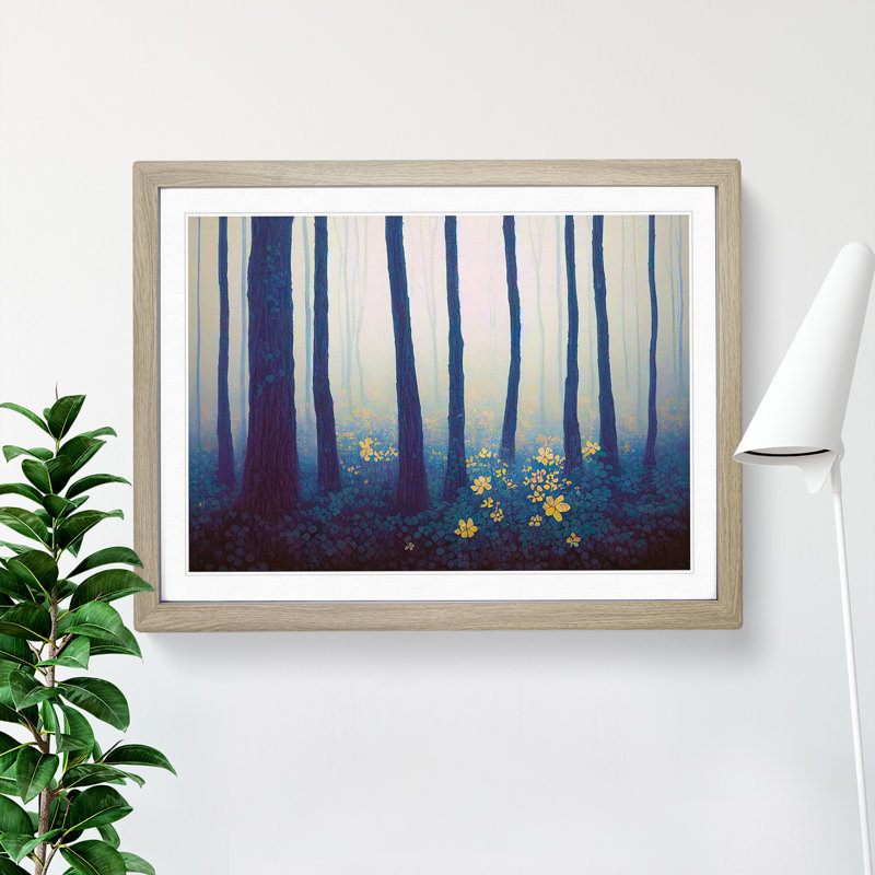 Grand Spring Forest - Print, 46cm H x 64cm W, Oak