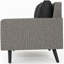 TAHITI SOFA SET -RIGHT ARMREST - GREY