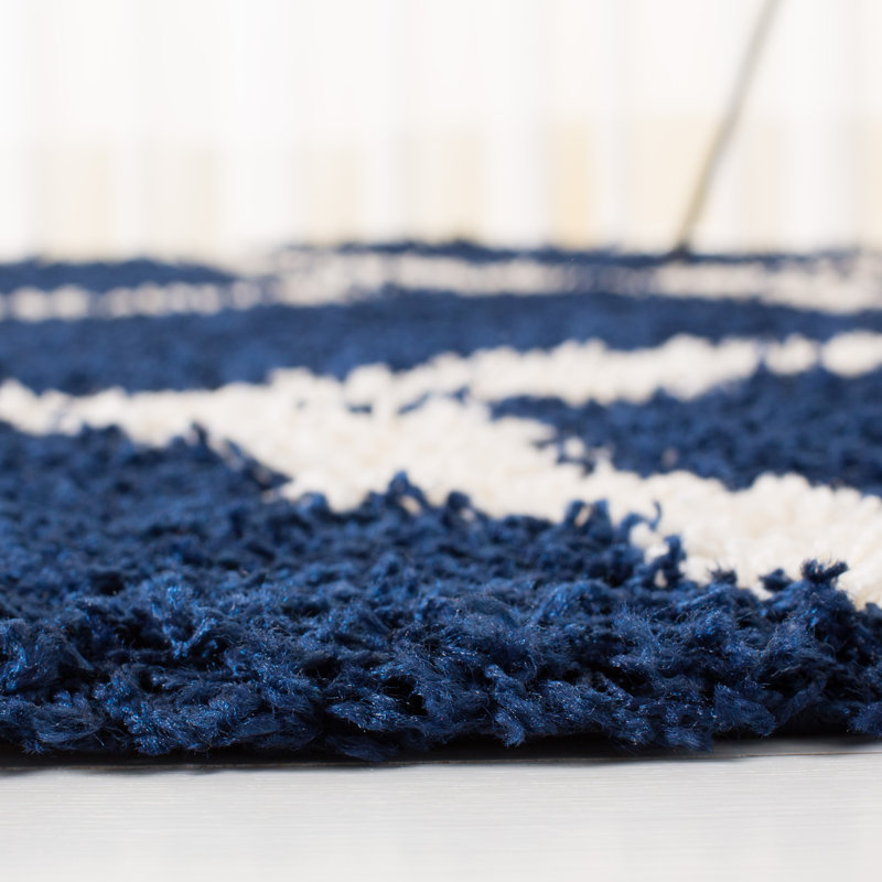 Sgd-Dallas Shag Performance Geometric Rug, Round 6'