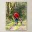 « dog walker », reproduction sur toile tendue-21938567