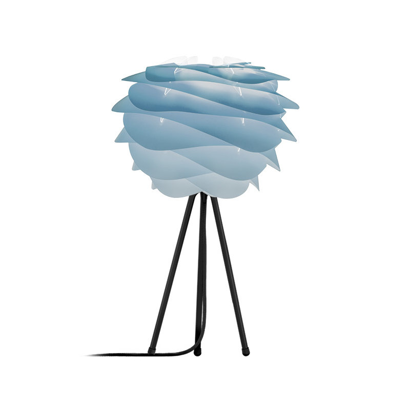 Carmina Tripod Lamp, White, Black