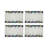 Xmas Ornaments White Rectangle Tabletop Set