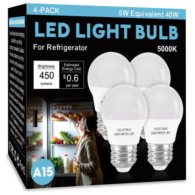 A15 Refrigerator Light Bulb