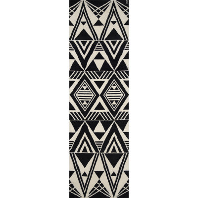 Mesa Hand Knotted Wool Geometric Shapes Area Rug