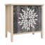 Armoire de rangement sculptée à 2 portes avec tablette réglable-1979828339