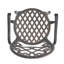 Bistro en cuivre avec seau à glace - Support de terrasse en aluminium coulé pour jardin