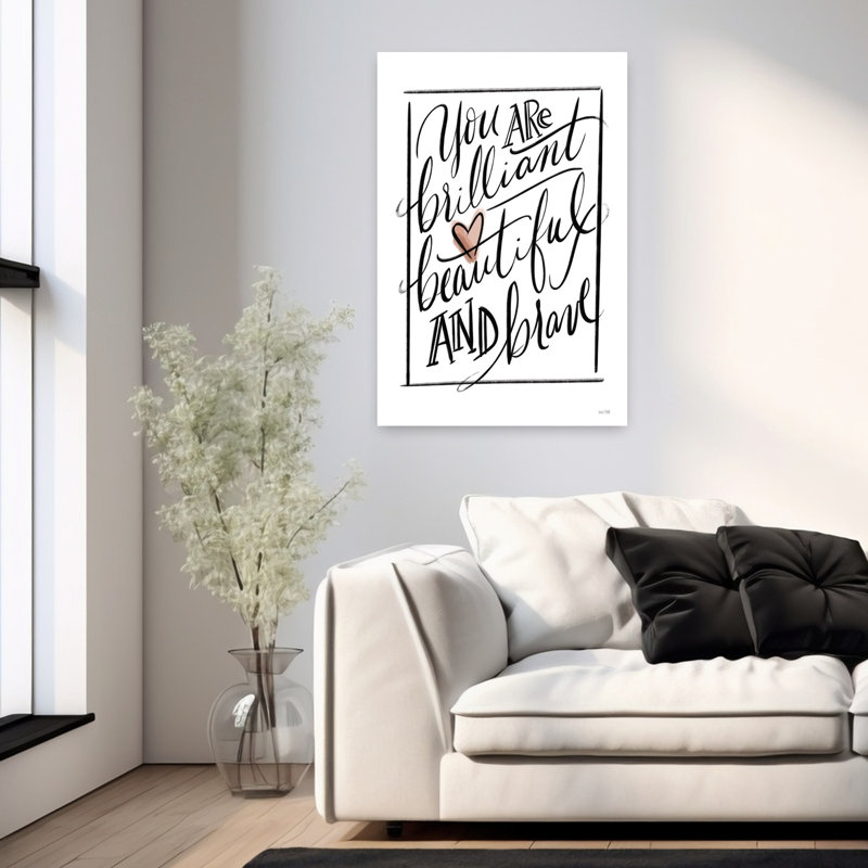 You Are Brilliant, art contemporain abstrait, H 36 po x l 24 po