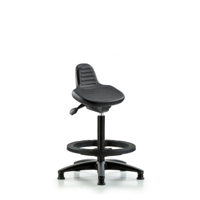 Casper Backed Adjustable Height Lab Stool Footring