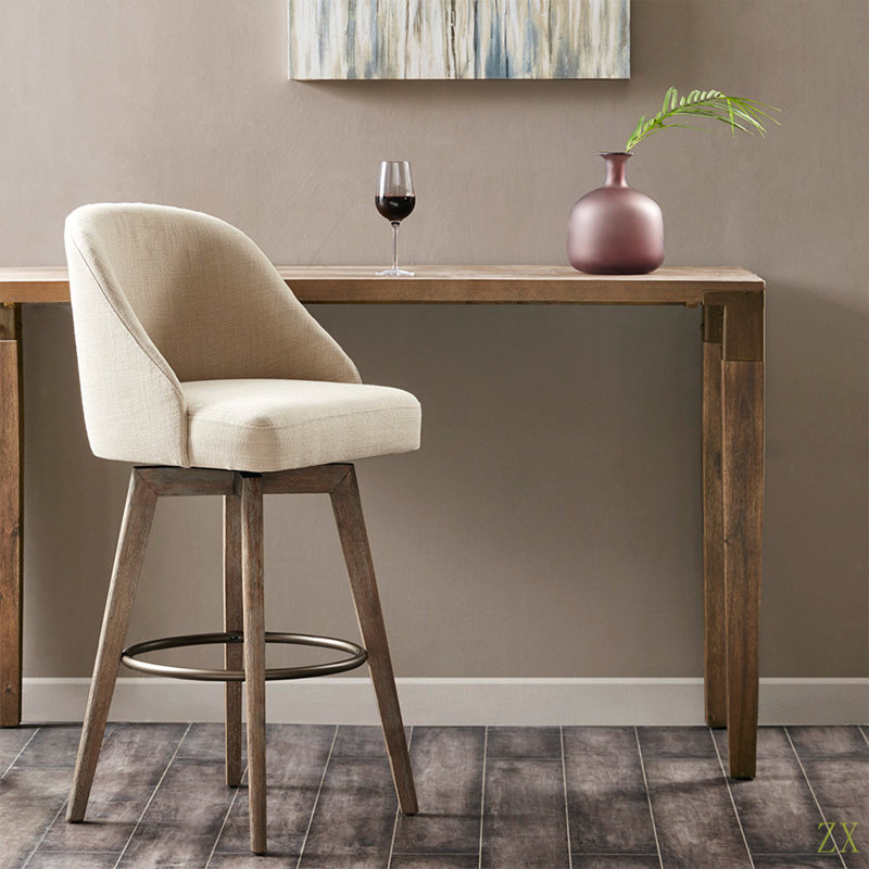 Tabouret de bar avec siège pivotant, Taupe