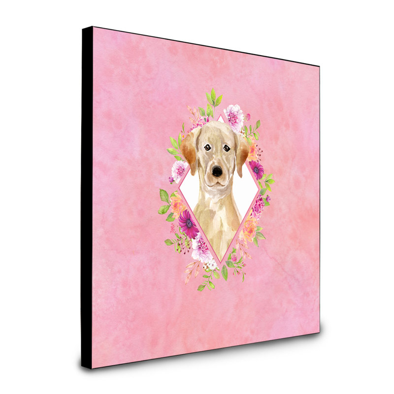 Panneau mural Dollman Flowers, Rose, Labrador beige