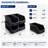 Sorbus 4 Pack Large Open Front Stackable Clothing Storage Bin – Closet & Wardrobe Organizer-130944568