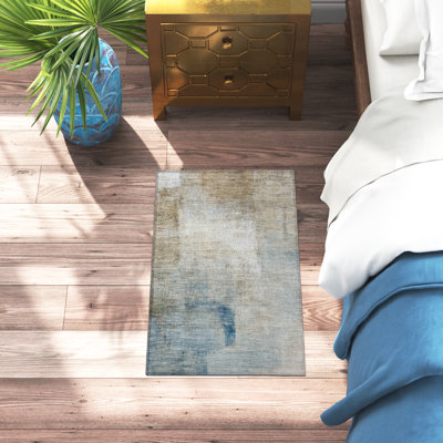 Lamanna Washable Abstract Indoor / Outdoor Rug