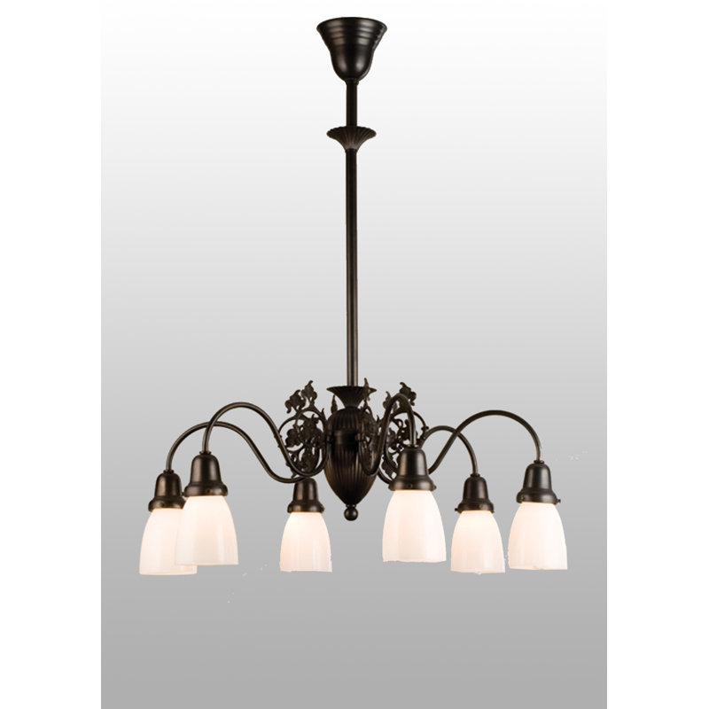 Lustre classique/traditionnel ombré 6 lumières binghamton