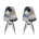 Dark Gray/Beige/Blue/Light Gray