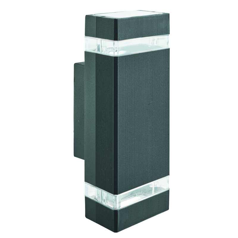 Cowles 2 - Bulb 23.5cm H Integrated LED Frosted Glass Outdoor Flush Mount