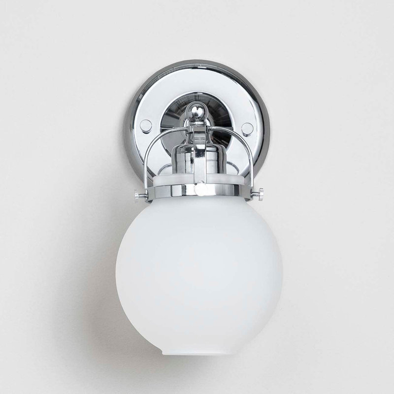 Njall Armed Sconce, Chrome