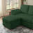 102.36" W  Corduroy  U Shaped Sectional Sofa-383722103
