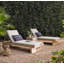 Leroy Outdoor Teak Chaise Lounge-358974386-358974399