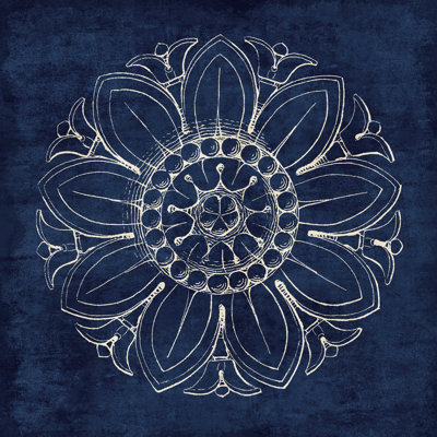 Rosette VII indigo
