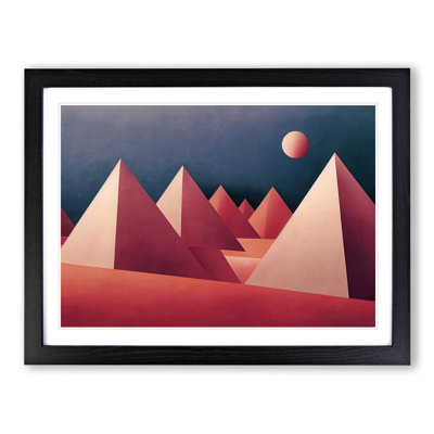 Lively Pyramids - Single Picture Frame Print