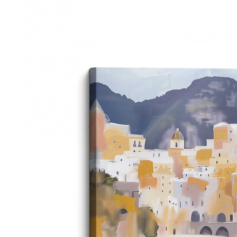 Rives dorées d'Amalfi I, H 18 po x l 12 po, Toile tendue, Ne s’applique pas