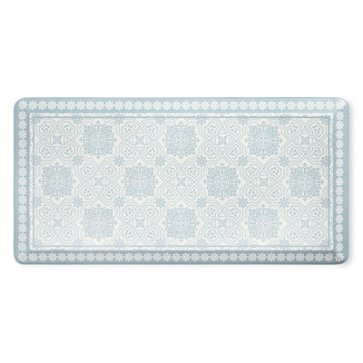 MARTHA STEWART Comfort Anti Fatigue Strie Medallion Kitchen Mat 19.6”x39”