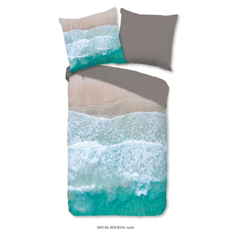 No Pattern Duvet Cover Set with Pillowcases
