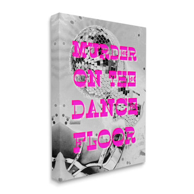 DanceFlasePhraseCanvasWallArtbyLil'irl